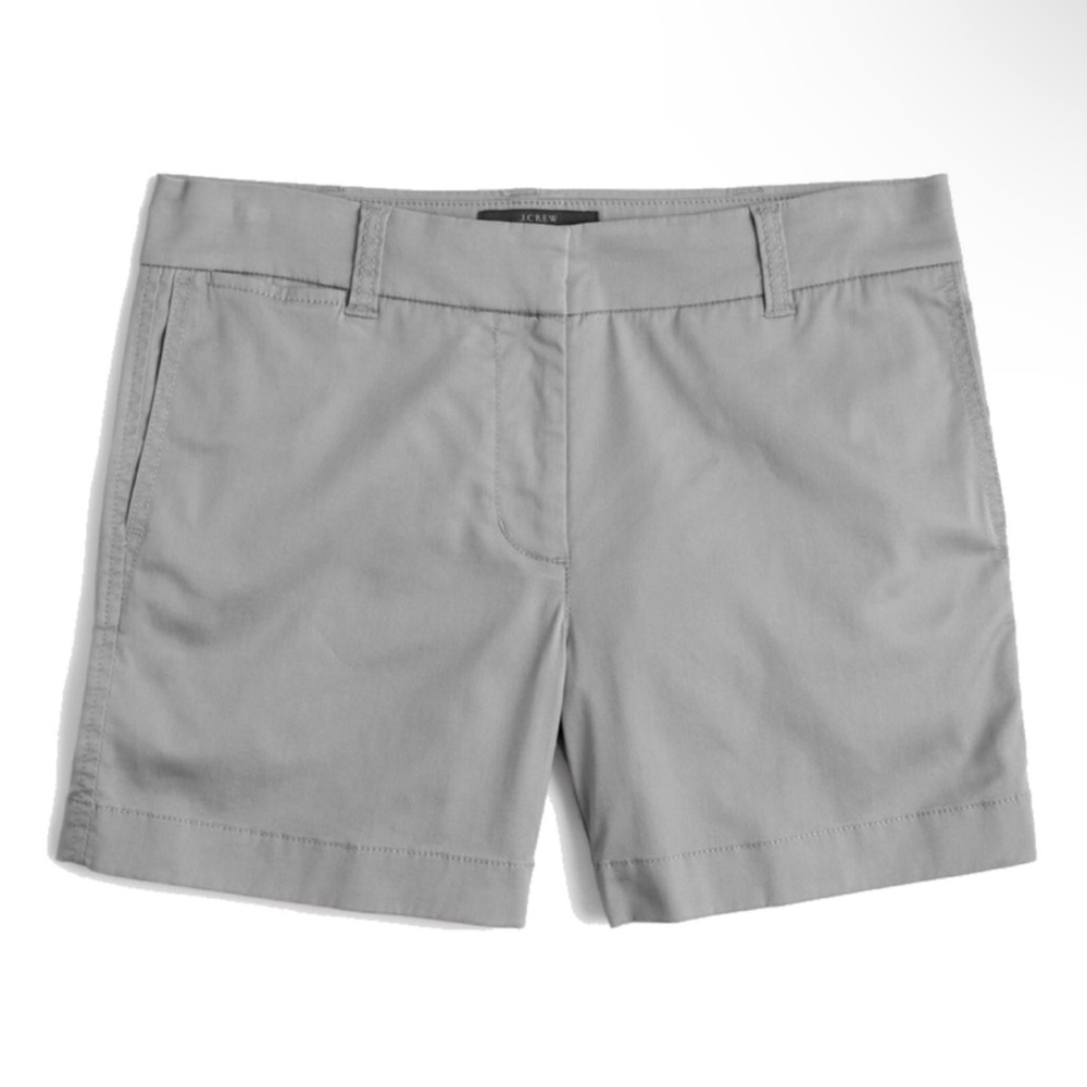 Ann Taylor Loft Women Chino Shorts Size 24 Gray Cotton